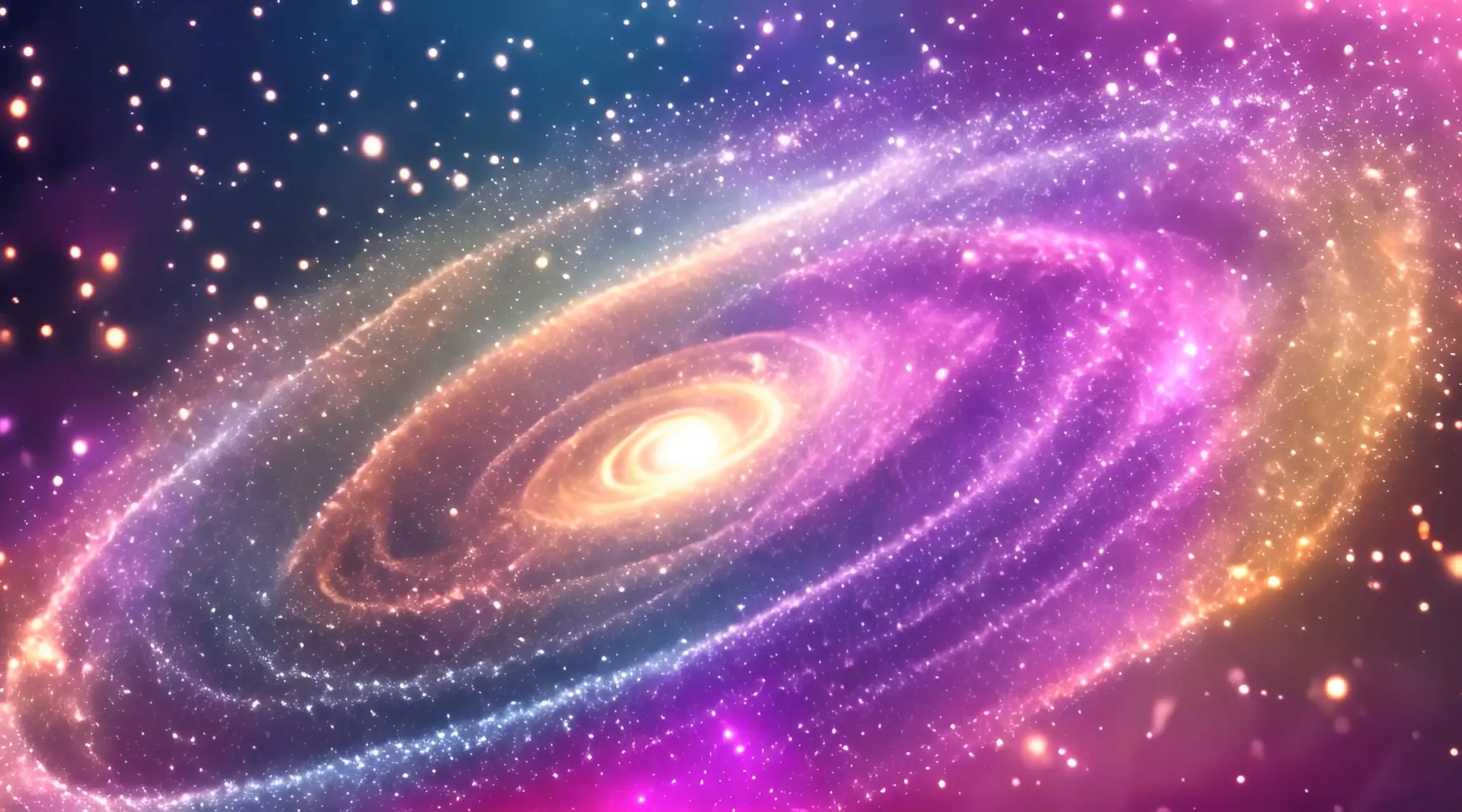 Galactic Swirl Celestial Stock Video